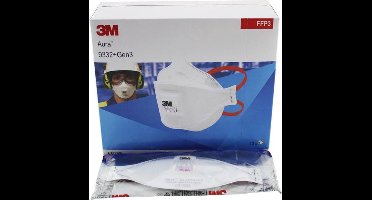 10 stuks in doos 3M Stofmasker Aura 9332+Gen3