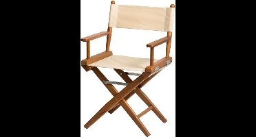 Regisseursstoel Teak DeLuxe met Beige canvas (geolied)