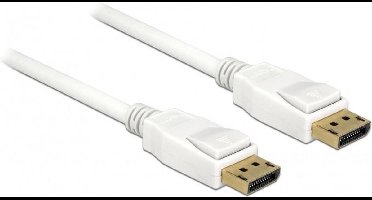 Premium DisplayPort kabel - versie 1.2 (4K 60Hz) / wit - 2 meter