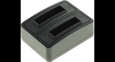 Huismerk Duo oplader voor 2 camera accu's Pentax D-Li78