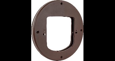 PetSafe® Installation Adaptor Bruin of Wit voor inbouw kattenluik - Bruin