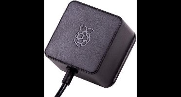Raspberry Pi 4 / 400 voeding - EU stekker - USB-C  - 5.1V - 3A - zwart