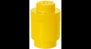 Lego - Opbergbox Brick 1 Rond - Polypropyleen - Geel