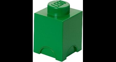 Lego - Opbergbox Brick 1 Vierkant - Polypropyleen - Groen