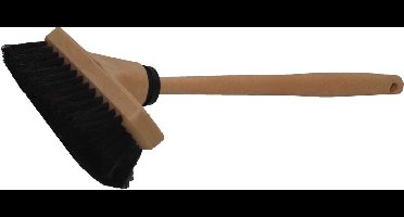 D&L Schrobborstel Zachte Haren 16cm - Steel 30cm