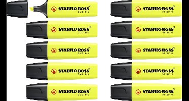STABILO BOSS ORIGINAL - Markeerstift - Geel - Doos 10 stuks