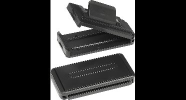 Gordelversteller set van 2 stuks zwart