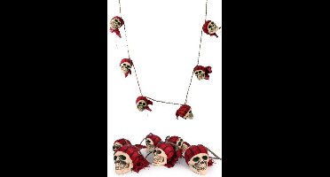 Touw met piratenschedels halloween