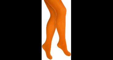 Kinderpanty oranje maat 116/128