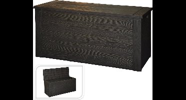 MaxxGarden Kussenbox - tuin opbergkist met houtlook