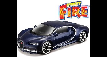 Bburago BUGATTI CHIRON donker blauw schaalmodel 1:43