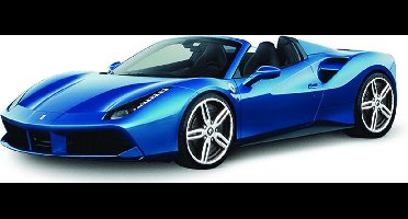 Bburago FERRARI 488 SPIDER 2016 1:43 blauw metalic