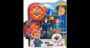 Brandweerman Sam Speelfiguren - Sam & Norman