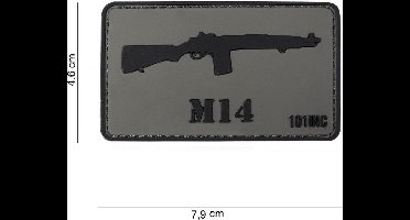 101 Inc Embleem 3D Pvc M14  10029