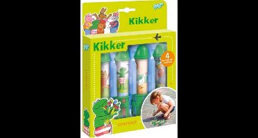 Kikker | Stoepkrijt groot XL met houder | Stoepkrijt voor buiten