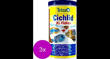 Tetra Cichlid Xl Flakes - Vissenvoer - 3 x 1 l