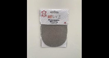 Reparatiedoek Elleboogstukken - Lichtgrijs - 10,5 x 13 cm