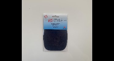 Reparatiedoek Strijkbaar Kniestukken - Marineblauw - 7,6cm x 9,7cm