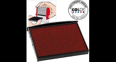 Colop Reserve kussen t.b.v. zelfinktende stempels E/2800 rood voor 2800 (pak 2 stuks)