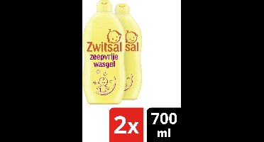 Zwitsal Zeepvrije Wascrème Baby - 2x700ml