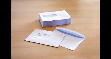 Raadhuis dienstenvelop - 162x229mm - C5 - venster links - met plakstrip - wit - 25 stuks - RD-202560-25