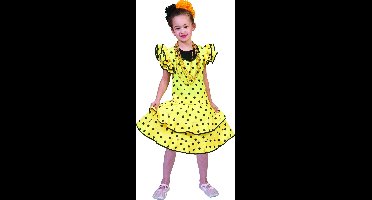 Gele Flamenco jurkjes voor meisjes