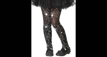 ATOSA - Zwarte en witte spinnen panty voor kinderen