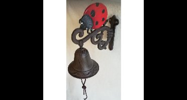 MadDeco - gietijzeren - deurbel - lieveheersbeestje