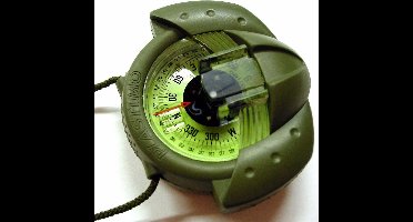 Plastimo kompas, groen, graden, glow in the dark verlichting
