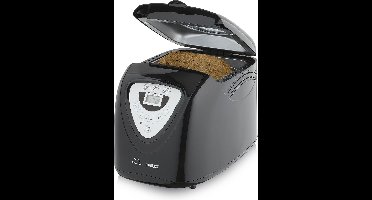 Princess Broodbakmachine 152009 - Timer - Digitaal scherm - 15 bakprogramma’s - Glutenvrij Programma - 900 Gr - 600 Watt - Zwart/Zilver