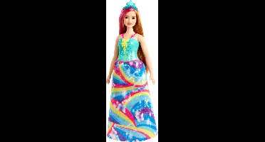Barbie Dreamtopia Prinses - Blond/Roze haren (Curvy)
