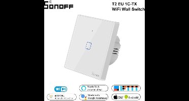 Smart WIFI Light Switch - Muur Licht Schakelaar - Sonoff - Android & IOS