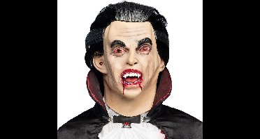 Boland - Latex masker Graaf Vamp - Volwassenen - Vampier - Monster - Halloween - Horror - Accessoire - Verkleden
