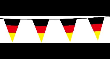 Vlaggenlijn Duitsland 10 Meter - Voetbal EK WK Landen Feest Versiering Decoratie