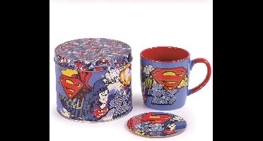 Superman - Mijn Superheld Geschenkset - Onderzetter en Mok