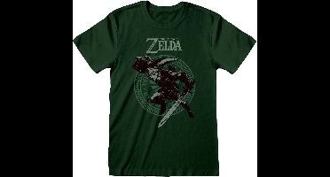The Legend Of Zelda Link Heren T-shirt - groen - XL