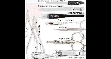 manicure set -Wenkbrauwverzorgingsset, Roestvrijstalen Nagelverzorgingstools 11