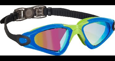 BECO zwembril Calais mirror -blauw