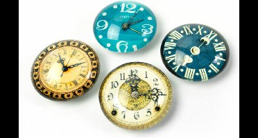 Trendform Magnet Eye - Klok - set van 4 verschillende
