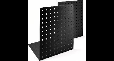 Trendform Boekensteun Dots - set van 2 stuks - zwart