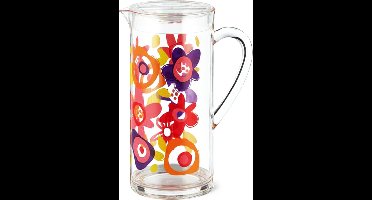 Kunststof Kan Sapkan - Schenkkan - Bloemen - 1.85 Liter - Met Deksel