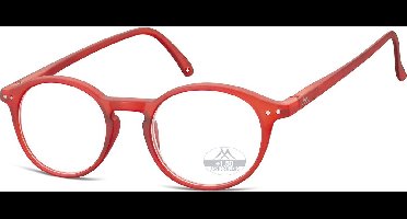 Montana Eyewear MR65C leesbril +2:50 Rood- rond