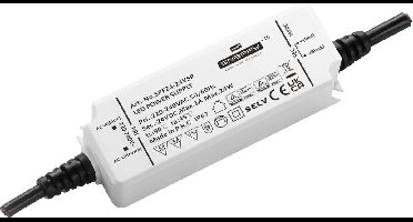 Dehner Elektronik SPF 24-12VSP LED-transformator, LED-driver Constante spanning 24 W 2 A 12 V Geschikt voor meubels, Ov