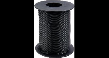 Donau Elektronik 119-11 Draad 1 x 0.14 mm² Zwart 100 m