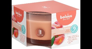 Bolsius Geurglas 63/90 True Scents Peach