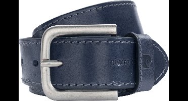 PIERRE CARDIN leren heren riem - marineblauw