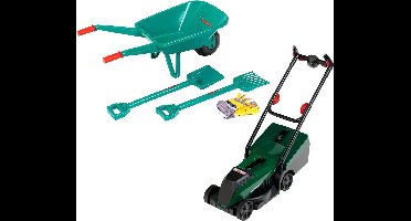 Bosch 2-delige set 4-delige tuinset + Rotak grasmaaier