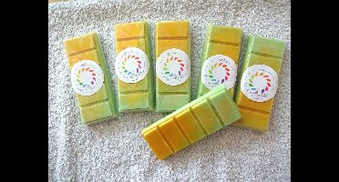 Linden - Snapbar waxmelts waxmelt geur CITRONELLA LEMONGRASS - handgemaakt - 100% sojawax - aromatic - voor geurbrander - huisparfum -