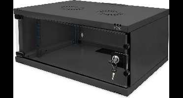 Digitus DN-38011 rack 4U Wandrek Zwart