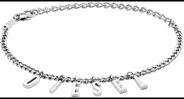 Diesel DX1493040 Unisex Armband - Zilverkleurig